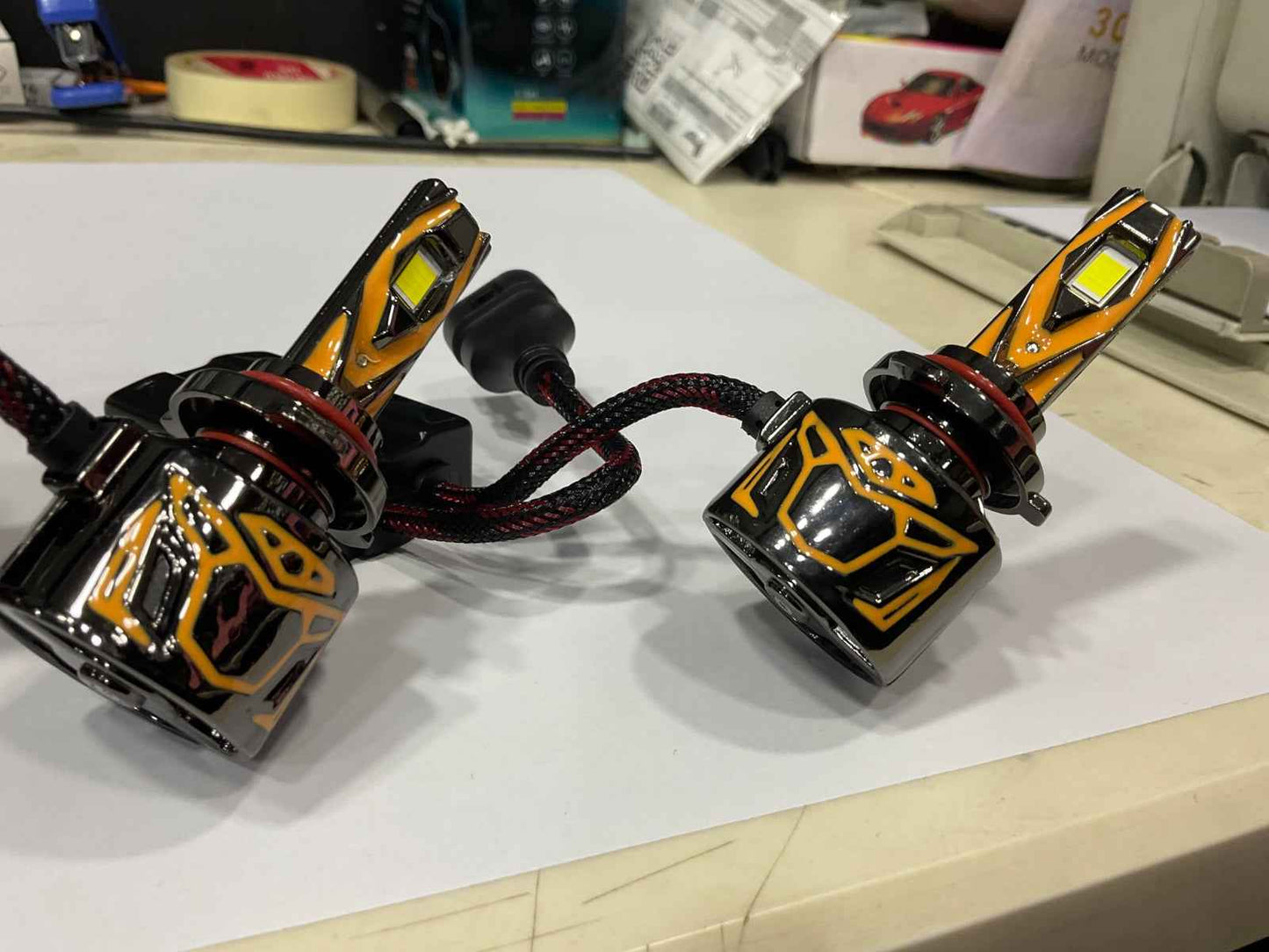 Alpine Gold LED Headlight 1200W – Ultra Bright, Long-Lasting Performance