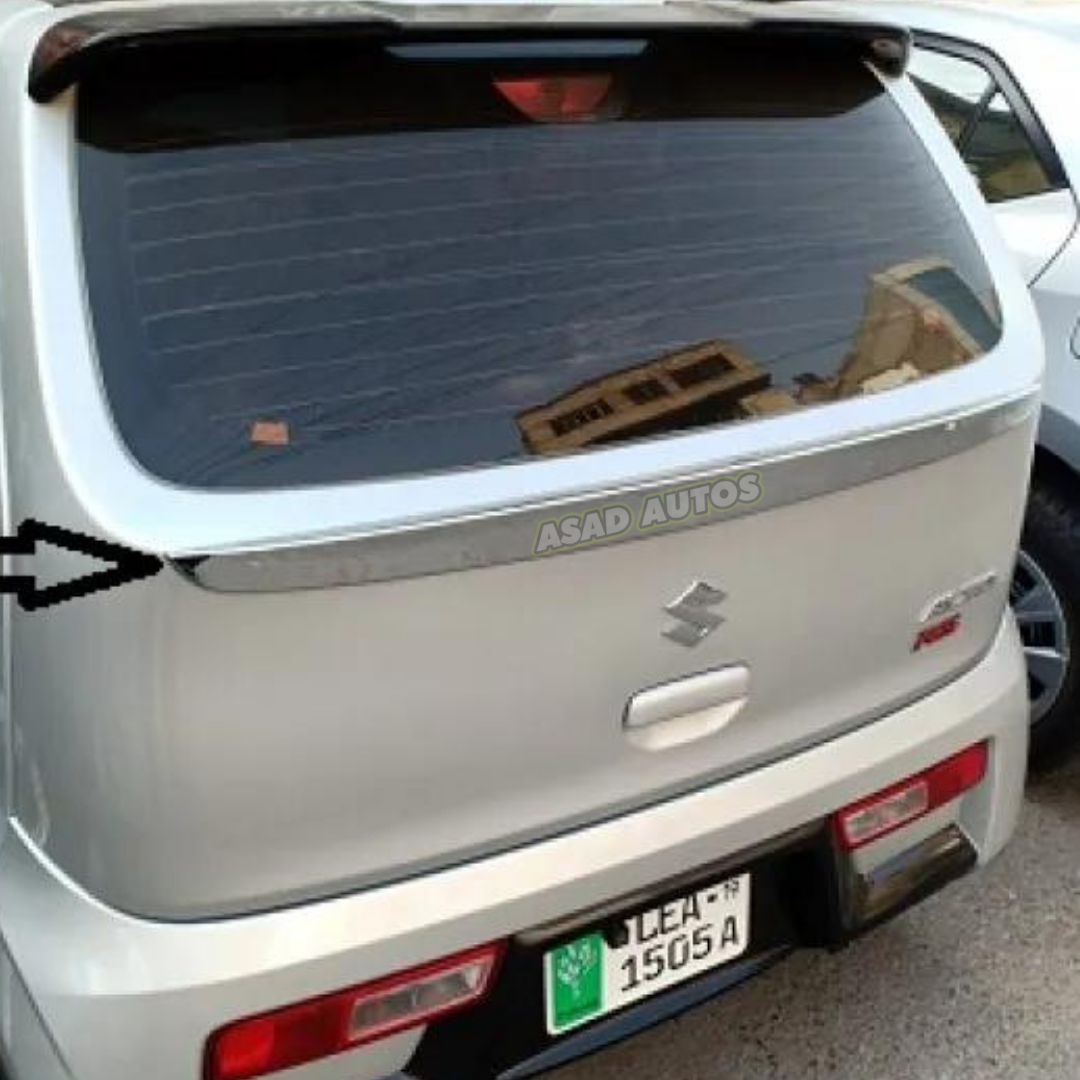 Suzuki Alto 660 Trunk Chrome Garnish RS Turbo Style