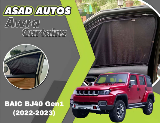 Awra Curtains for BAIC BJ40 Gen1 (2022-2023) | Sunshade & Privacy