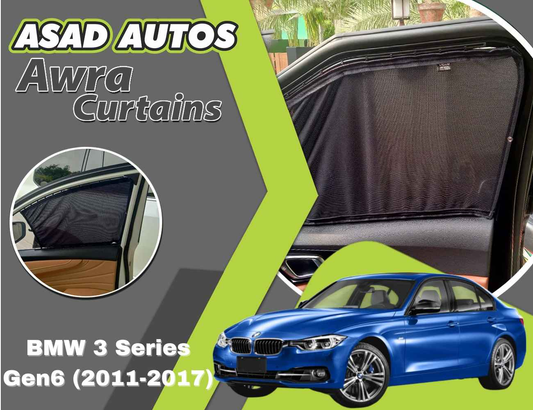 Awra Curtains for BMW 3 Series Gen6 (2011-2017) | Sunshade & Privacy
