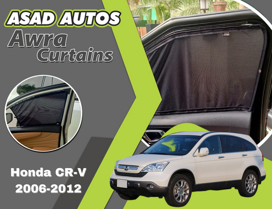 "Awra Curtains for Honda CR-V (2006-2012) – Custom Fit Premium Privacy Shades with Sun Protection and UV Protection"