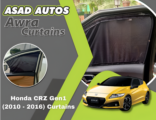 Awra Curtains for Honda CR-Z Gen1 (2010–2016) – Premium Sunshade Privacy Set