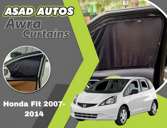 Awra Curtains for Honda Fit (2007-2014) – Custom Privacy and Sun Protection