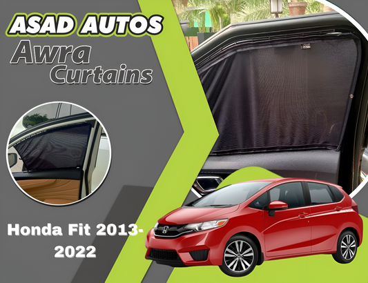 "Awra Curtains for Honda Fit (2013-2022) – Premium Custom Fit Privacy Shades with Sun Protection and UV Block"