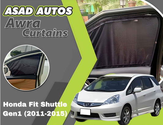 Awra Curtains for Honda Fit Shuttle Gen1 (2011-2015) | Sunshade & Privacy