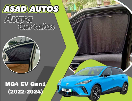 Awra Curtains for MG4 EV Gen1 (2022-2024) | Custom-Fit Sunshade & Privacy