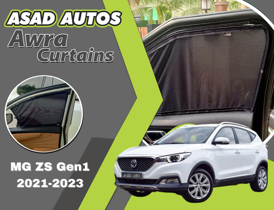 "Awra Curtains for MG ZS Gen1 (2021-2023) – Tailored Privacy Shades for Sun Protection and UV Resistance"