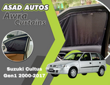 "Awra Curtains for Suzuki Cultus Gen1 (2000-2017) – Premium Privacy & Sun Protection"
