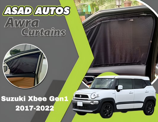 "Awra Curtains for Suzuki Xbee Gen1 (2017-2022) – Premium Privacy & Sun Protection"