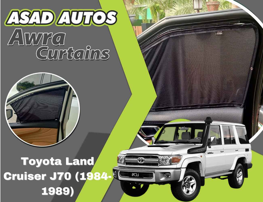 Awra Curtains for Toyota Land Cruiser J70 (1984-1989) | Sunshade & Privacy