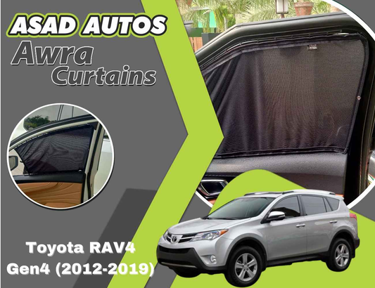 Awra Curtains for Toyota RAV4 Gen4 (2012-2019) | Sunshade & Privacy