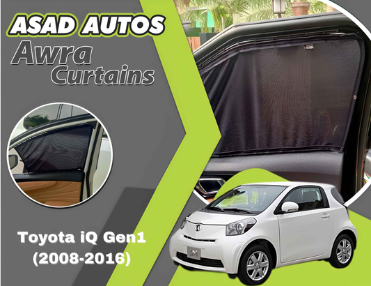 Awra Curtains for Toyota iQ Gen1 (2008-2016) | Sunshade & Privacy