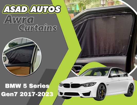 "Awra Premium Window Curtains for BMW 5 Series Gen7 (2017-2023)"