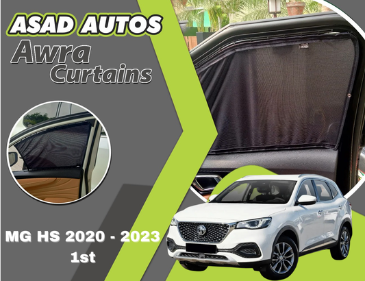 Awra Window Curtains Sun Shades (Car Pardy) for MG HS 2020 - 2023 1st