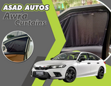 "Awra Window Curtains installed in Honda Civic 2022-2025 (11th Gen)"