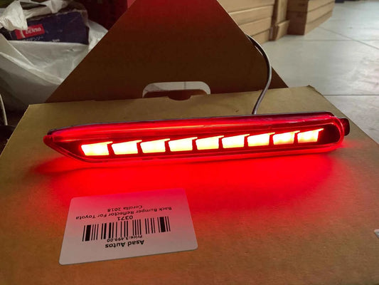 Back Bumper Reflector Lights For Toyota Corolla X