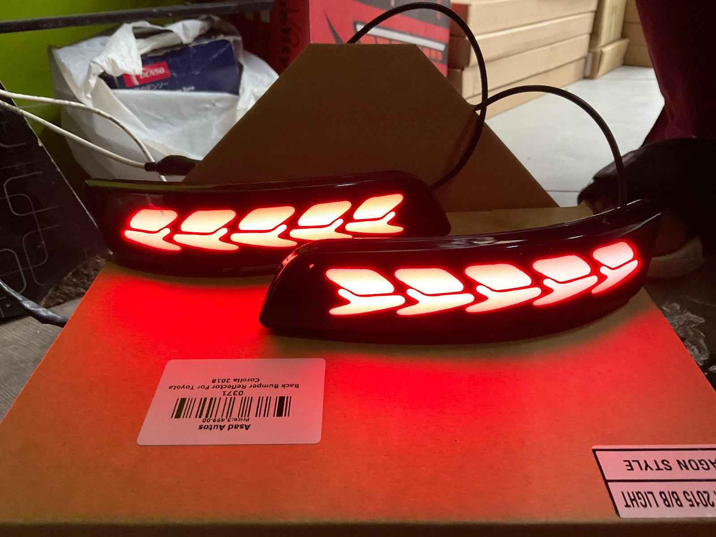 Back Bumper Reflector Lights For Toyota Corolla 2014-2025