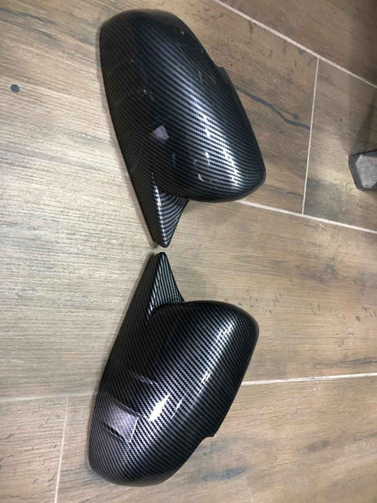 Batman Carbon Fiber Mirror Covers for New Suzuki Swift – Aggressive Sporty Look