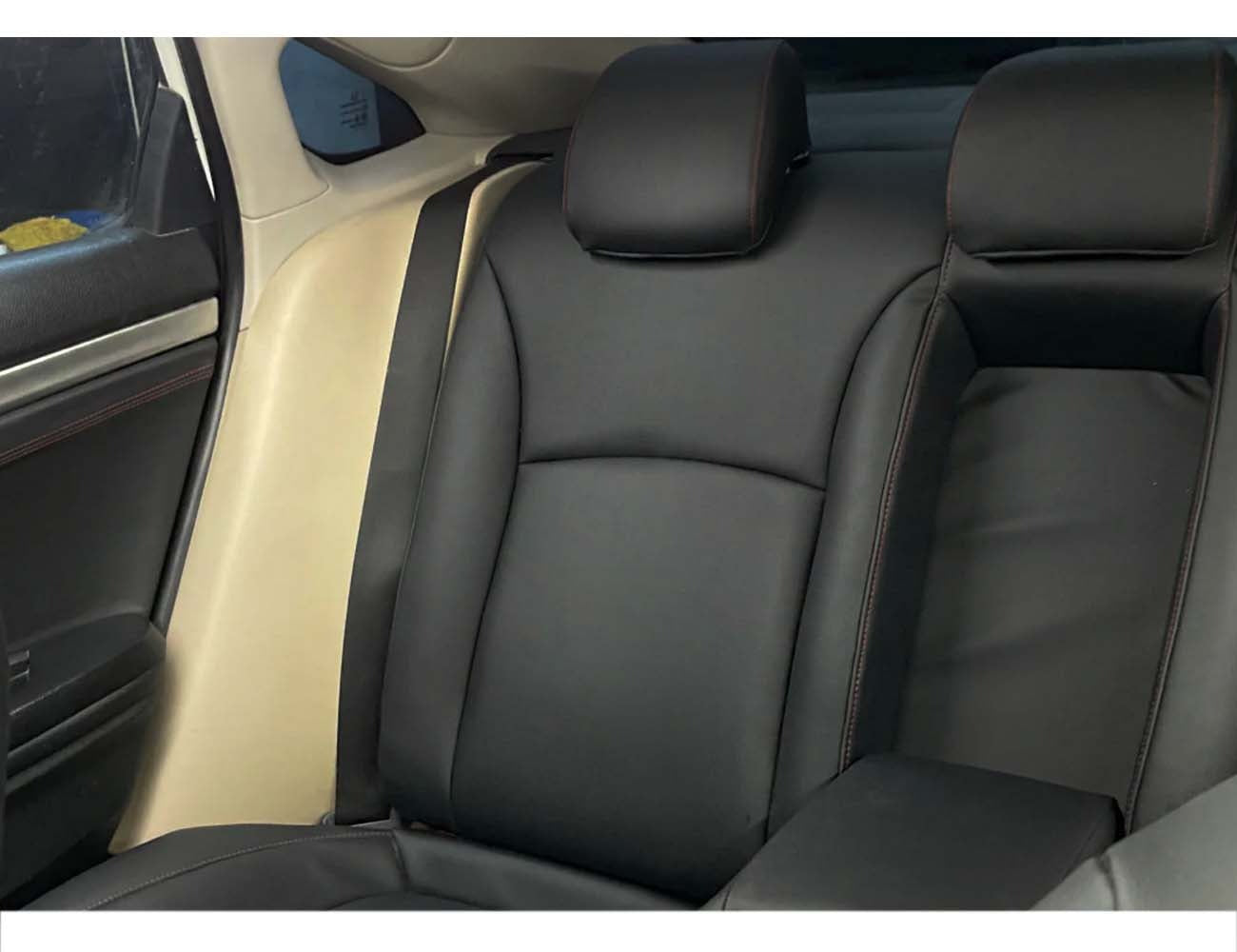 Bespoke Fully Synthetic Seat Covers for Honda Civic 2016-2021, providing a custom fit, premium protection, and stylish design for your car’s interior.