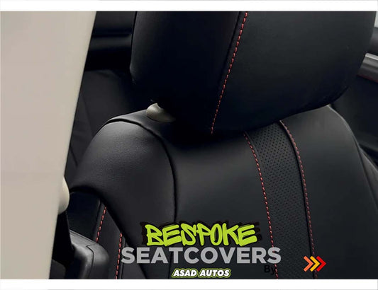 Bespoke Japanese Synthetic Seat Covers & Steering Cover for Honda Civic (2016-2021), providing custom fit, premium protection, and enhanced comfort for your car’s interior.