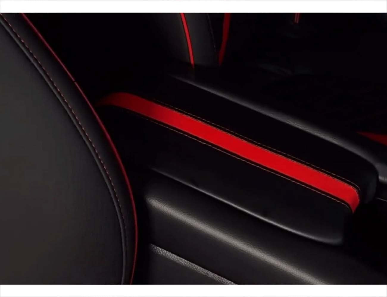 Bespoke Lamborghini Red Seat Covers for Honda Civic X (2016-2021) made from premium Japanese synthetic fabric for a luxurious and sporty interior upgrade.