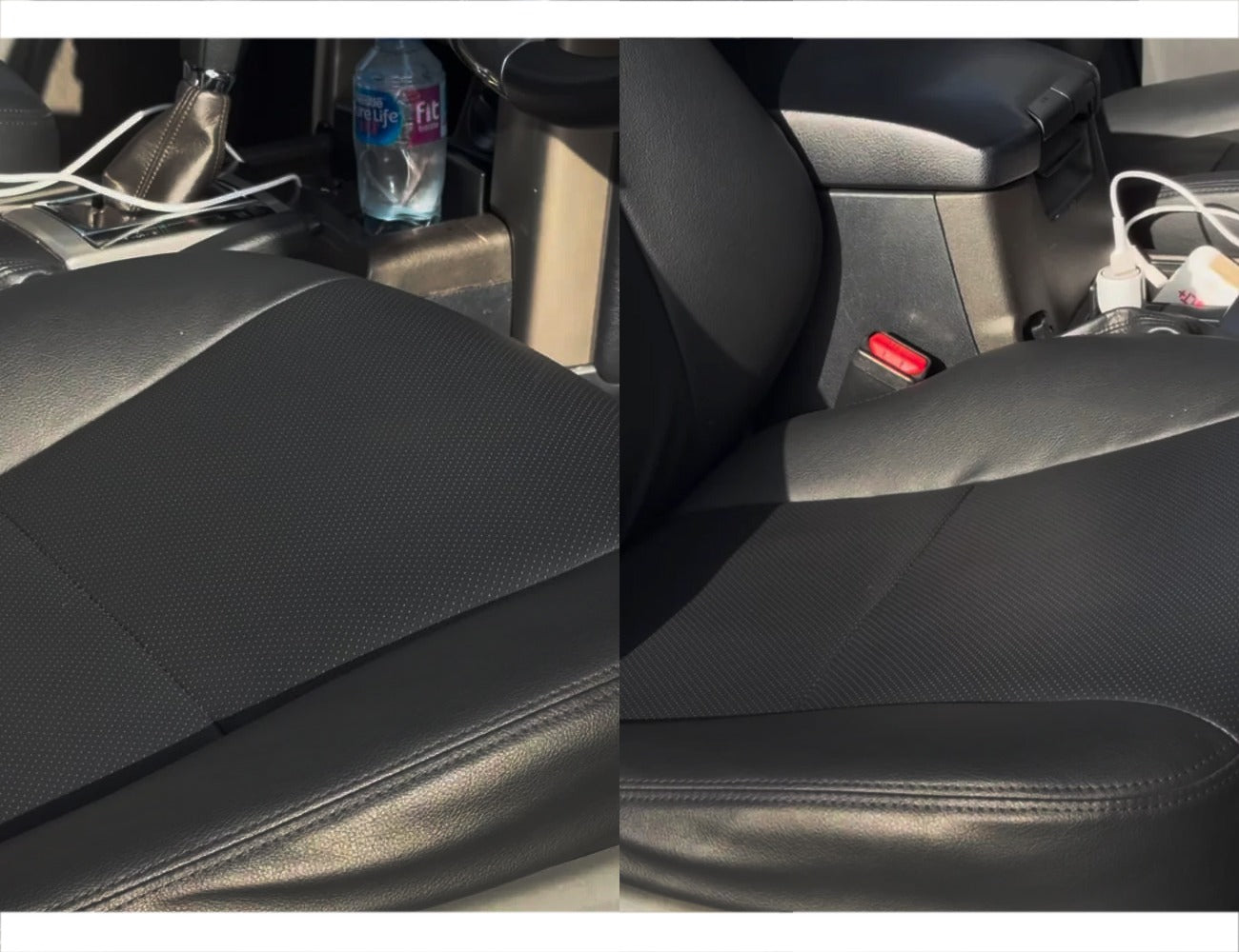 Bespoke Premium Seat Covers made from Japanese fully synthetic fabric with 90% heat resistance, custom-fit for superior protection and comfort.
