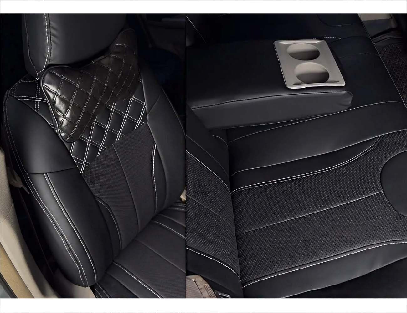 Bespoke Seat Covers Japanese Fully Synthetic Heat-Resistant Fabric for Toyota Corolla 2012, providing premium comfort and protection.
