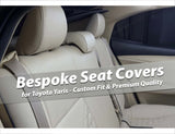 Bespoke Seat Covers for Toyota Yaris, custom-fit for premium protection and comfort.