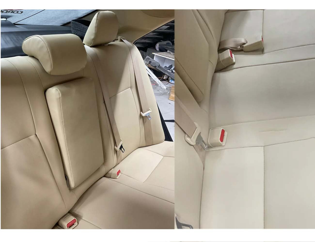 Bespoke Seat Covers made from Japanese fully synthetic heat-resistant fabric, offering custom fit, premium protection, and long-lasting comfort for your car’s interior.