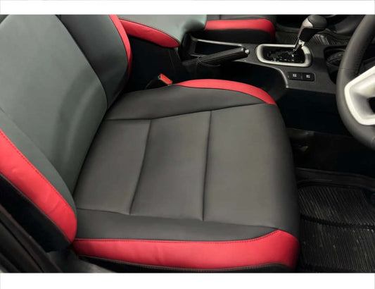 Bespoke car seat covers designed for Toyota Hilux Revo, offering custom fit, premium protection, and enhanced comfort for the vehicle's interior.
