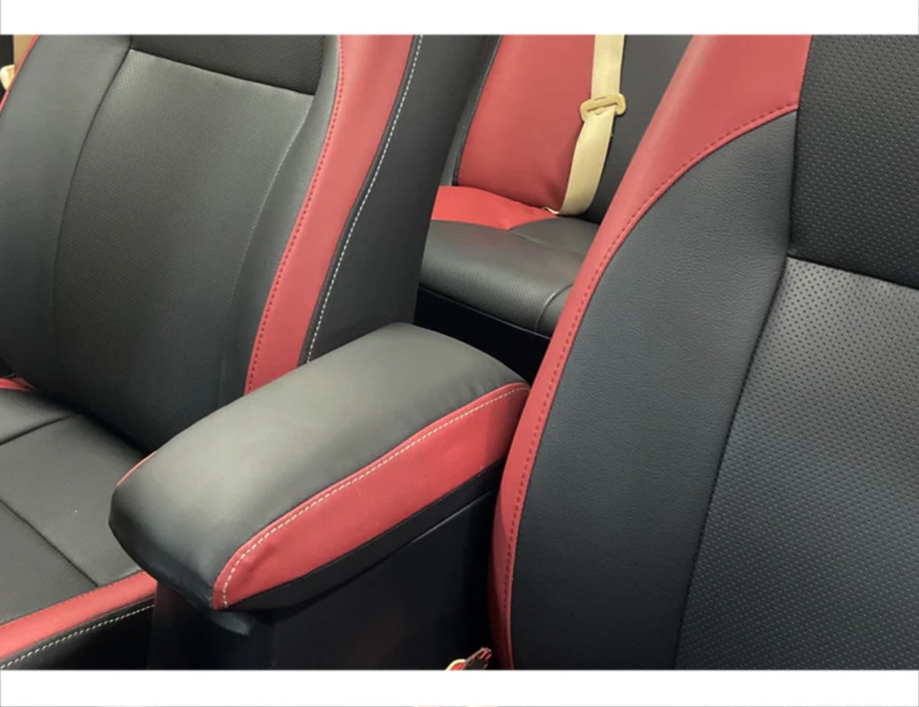 Bespoke fully synthetic Japanese seat covers for Toyota Corolla 2015, offering custom fit, premium protection, and luxurious style.