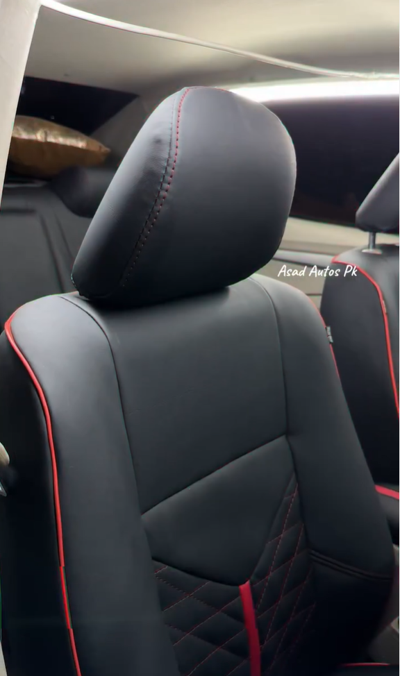 Bespoke seat cover for Honda City 2018 offering custom fit, comfort, and premium protection