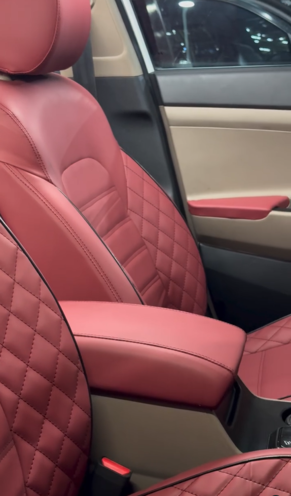 Bespoke seat cover for Hyundai Tucson providing custom fit and premium protection.