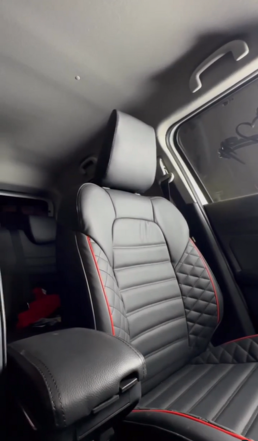 Bespoke seat cover for Suzuki New Swift 2017-2026 offering custom fit, premium protection, and a stylish interior upgrade.