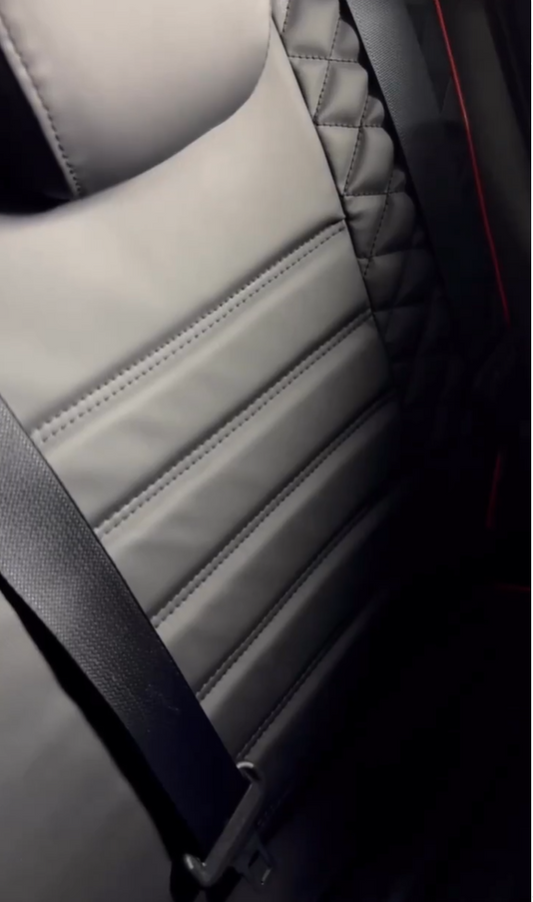 Bespoke seat cover for Suzuki New Swift 2017-2026 offering custom fit, premium protection, and a stylish interior upgrade.