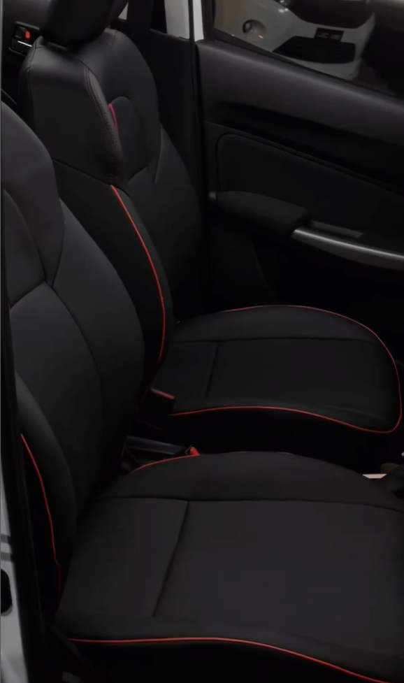 Bespoke seat cover for Suzuki Swift providing custom fit, premium comfort, and lasting protection.