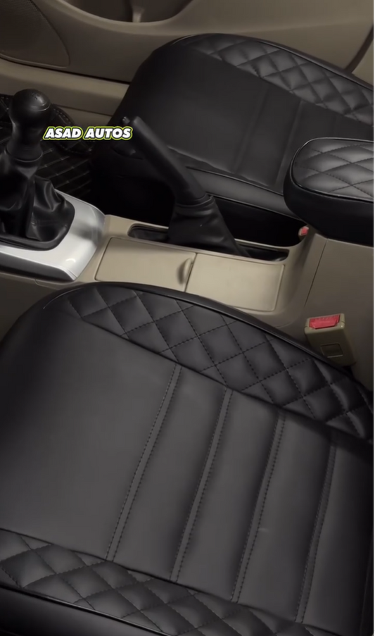 Bespoke seat cover for Toyota Corolla providing custom fit, comfort, and premium protection.