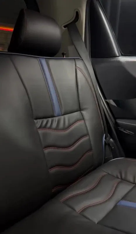 Bespoke seat cover for Toyota Vitz offering custom fit and premium protection.