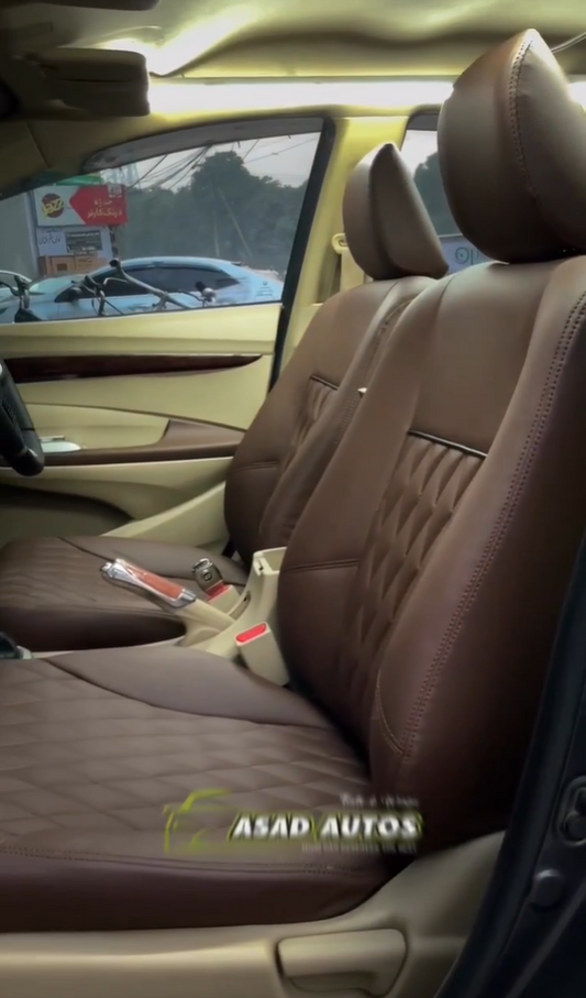 Bespoke seat covers for Honda City 2019 providing custom fit, premium protection, and enhanced style.