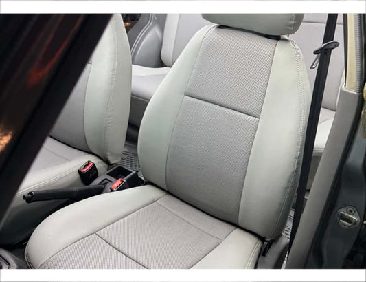 Bespoke seat covers for Suzuki Cultus 2000-2017, made of fully synthetic fabric, offering comfort, protection, and a custom fit.