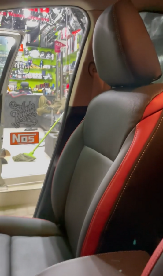 Bespoke seat covers for Suzuki New Alto offering custom fit, premium protection, and stylish interior enhancement.