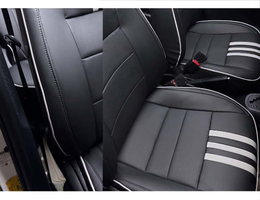 Bespoke seat covers for Toyota Aqua, offering premium fit, stylish design, and durable protection.