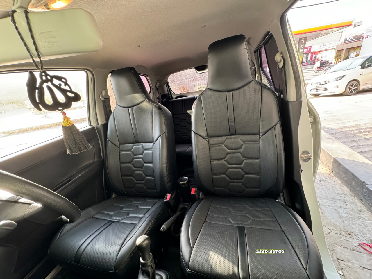 Bespoke seat covers made from Japanese synthetic fiber for Suzuki Alto 2014-2025, offering luxury and protection for your vehicle's interior.