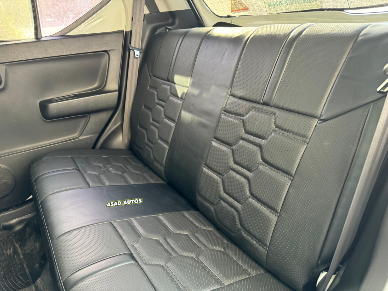 Bespoke seat covers made from Japanese synthetic fiber for Suzuki Alto 2014-2025, offering luxury and protection for your vehicle's interior.
