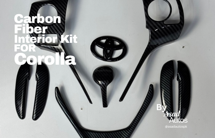 Toyota Corolla 2014-2024 Carbon Fiber Interior Kit
