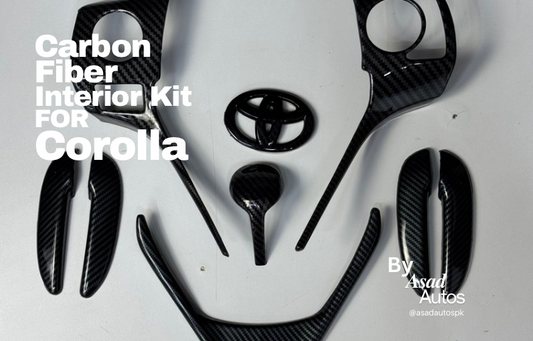 Toyota Corolla 2014-2024 Carbon Fiber Interior Kit