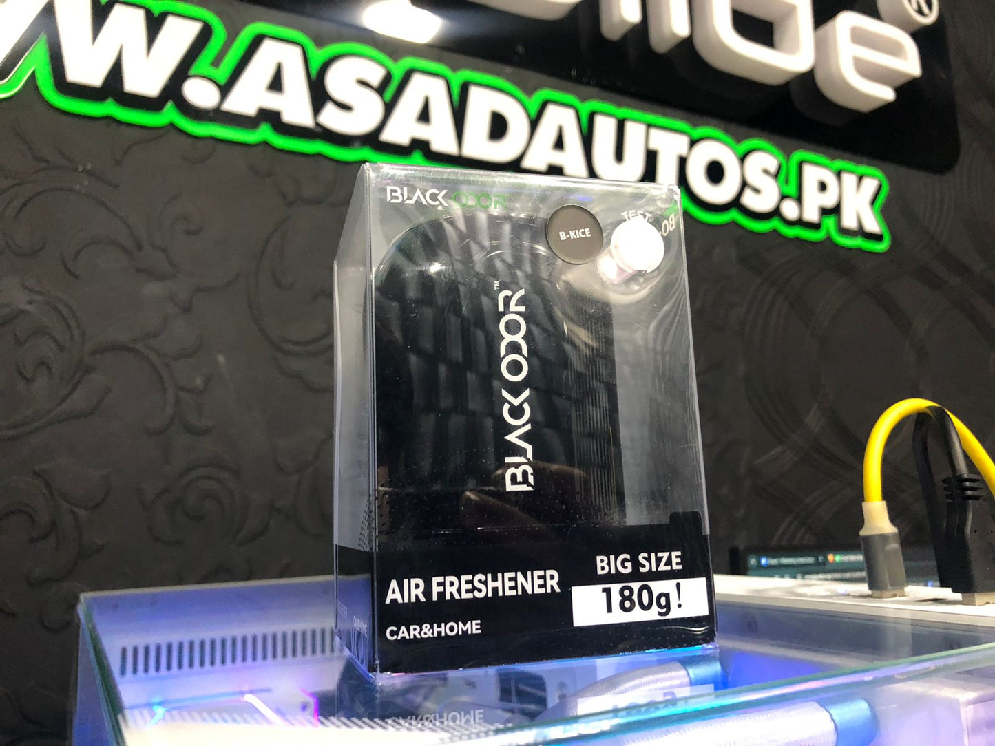 Black Odor Air Freshener B-Kice 180g BO-8 Long Lasting Fragrance for Car and Home