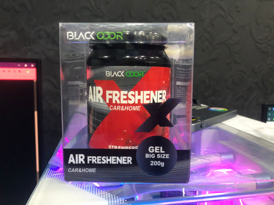 Black Odor Strawberry Air Freshener 200g for Car and Home Long Lasting Fragrance