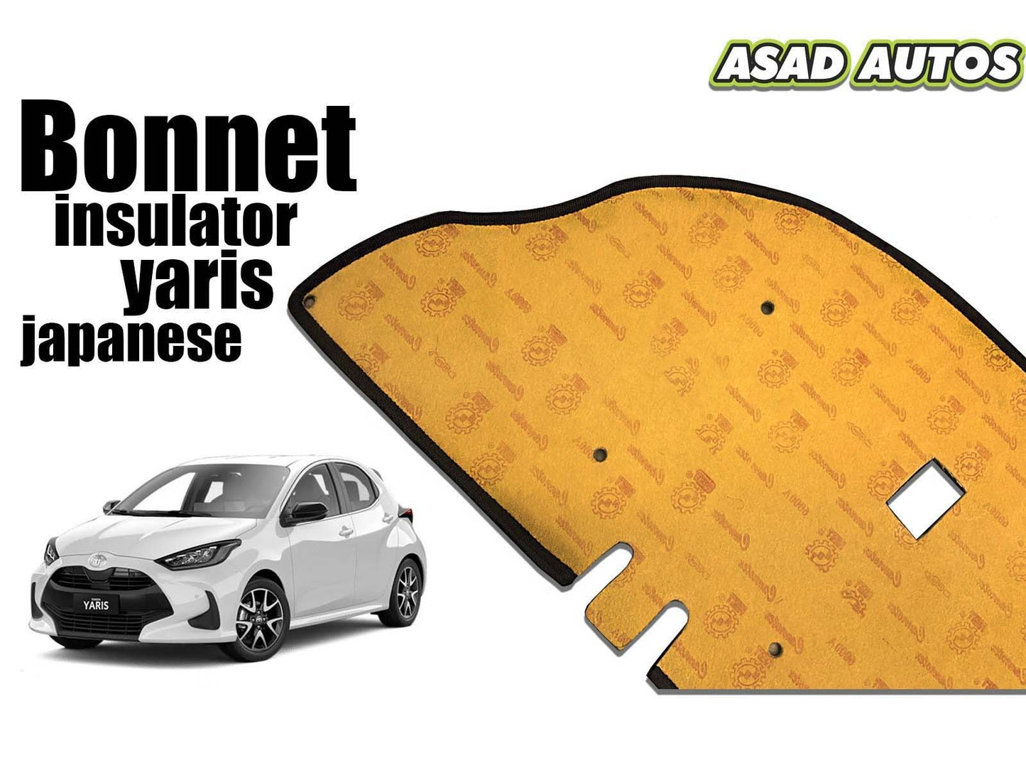 Bonnet Insulator for Toyota Yaris (Japanese) β Durable Engine Noise and Heat Protection