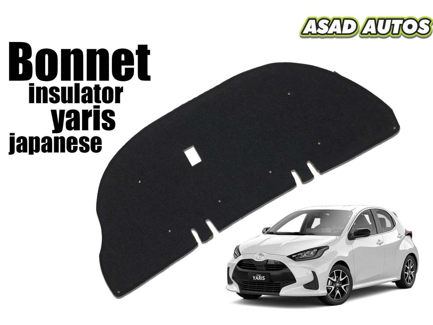 Bonnet Insulator for Toyota Yaris (Japanese) β Durable Engine Noise and Heat Protection